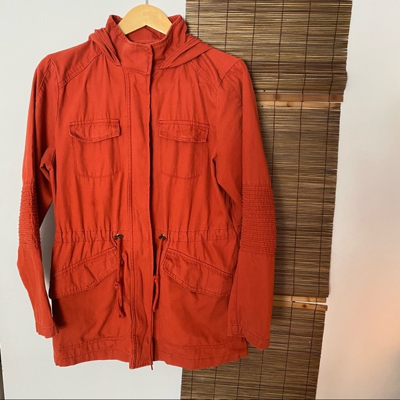 A New Day - Womens Anorak Jacket - Burnt Orange - Picture 1 of 8